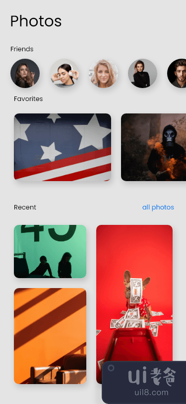 iOS的照片应用程序概念(Photos App Concept For iOS)插图1