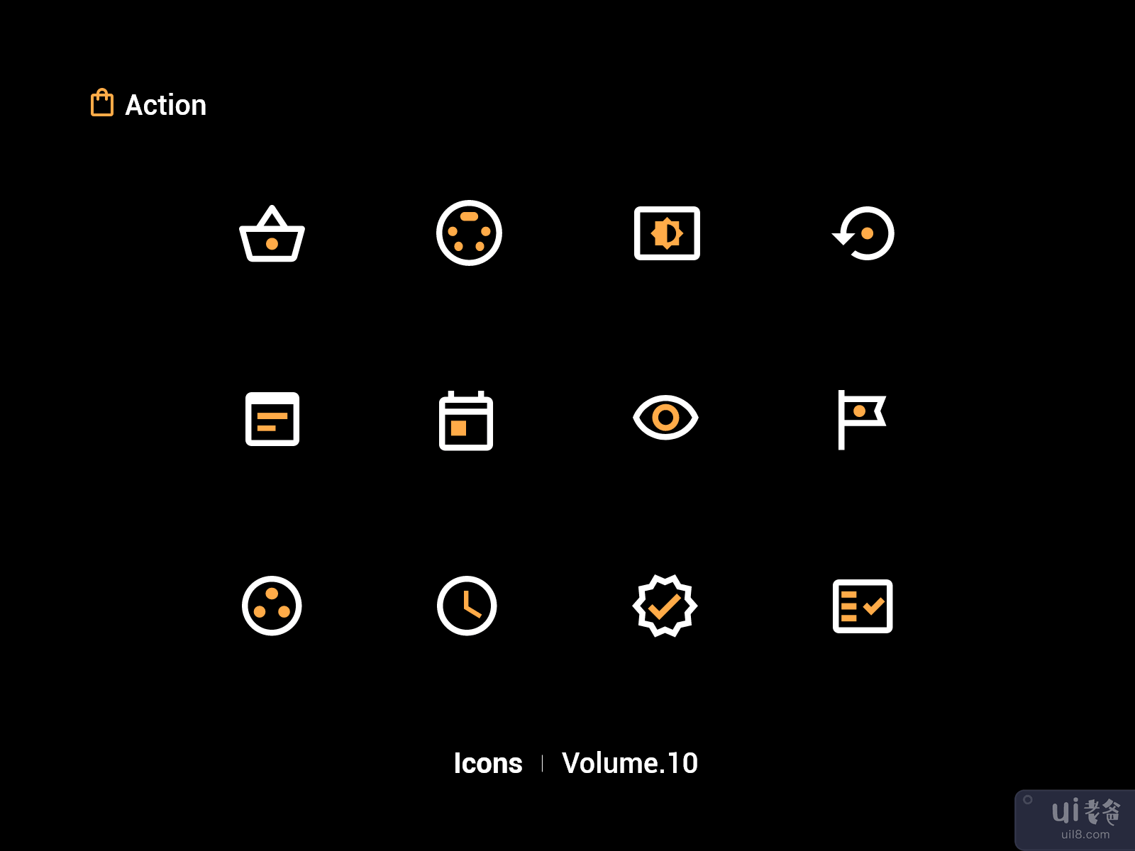 动作图标 Vol.10(Action Icons Vol.10)插图