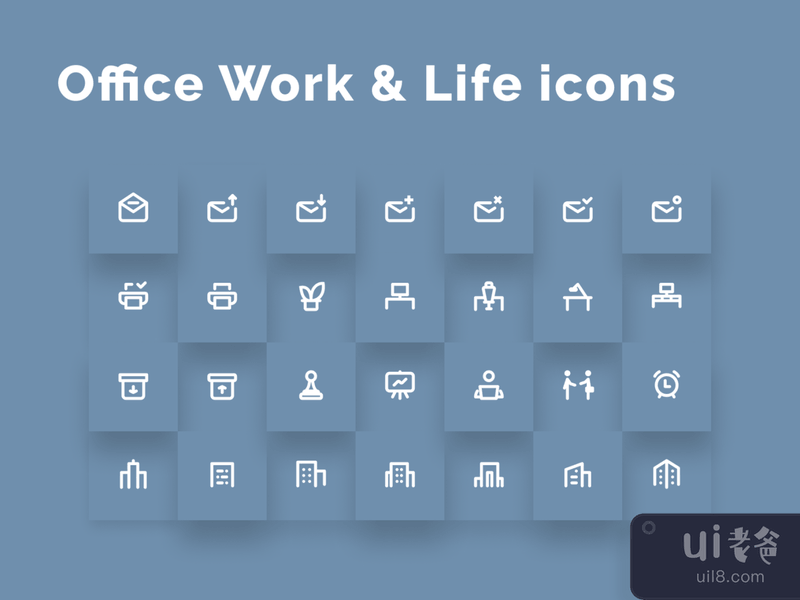 Office Work & Life icons