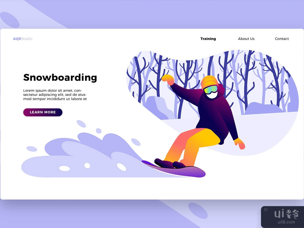 Snowboard 2 - Banner & Landing Page