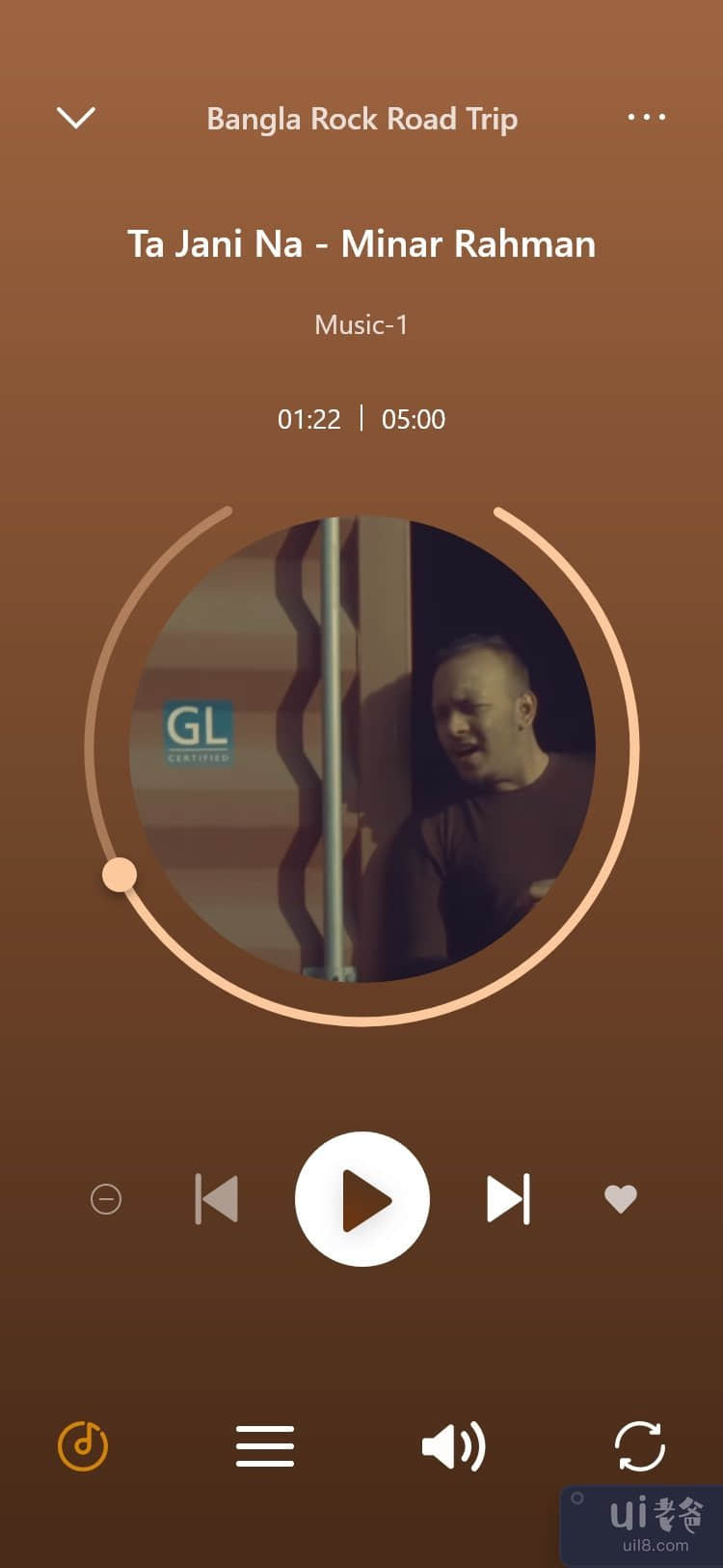 音乐应用界面(Music App UI)插图2