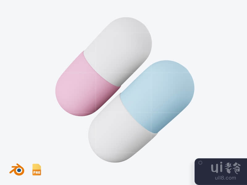 Capsule  - 3D Medical Health icon pack