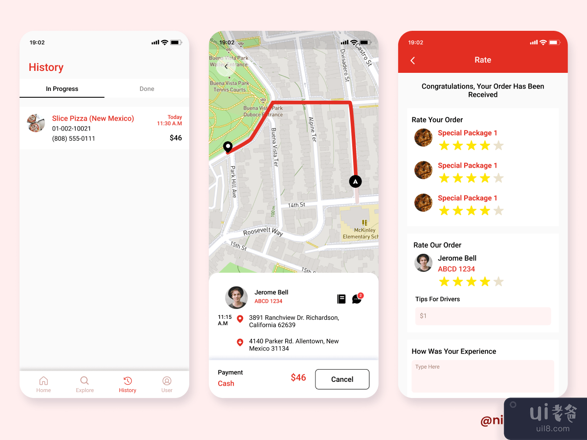 Slice Pizza - 比萨订购应用程序(Slice Pizza - Pizza Ordering App)插图