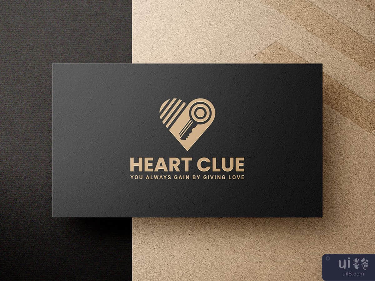 Heart Clue Logo Design