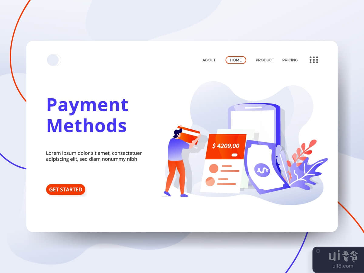 Landing Page Payment Methods