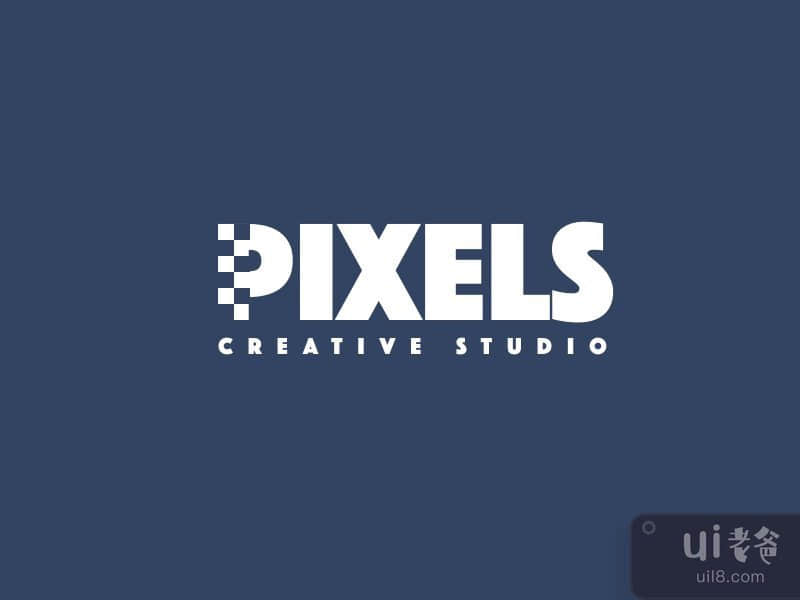 像素创意工作室徽标(PIXELS Creative Studio Logo)插图