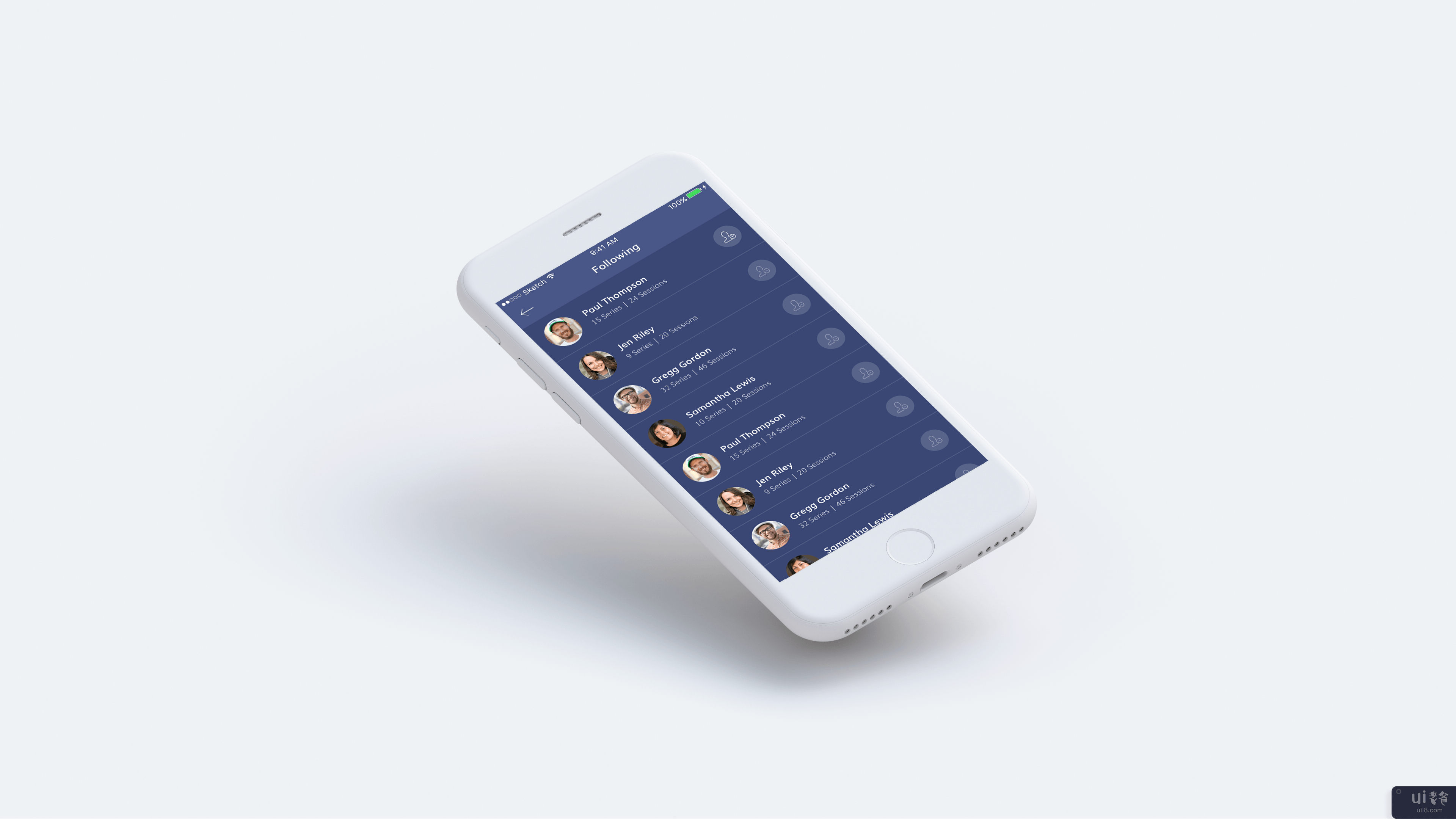 冥想 iOS UI 工具包(Meditate iOS UI Kit)插图