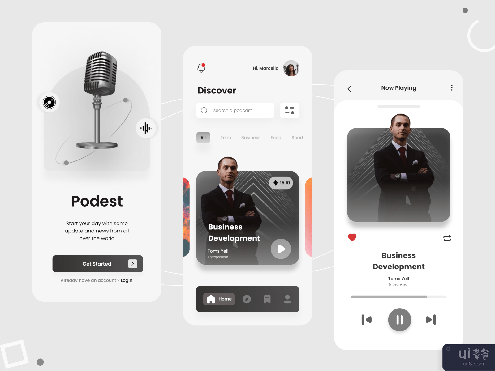 Podcast Design App Challenge 