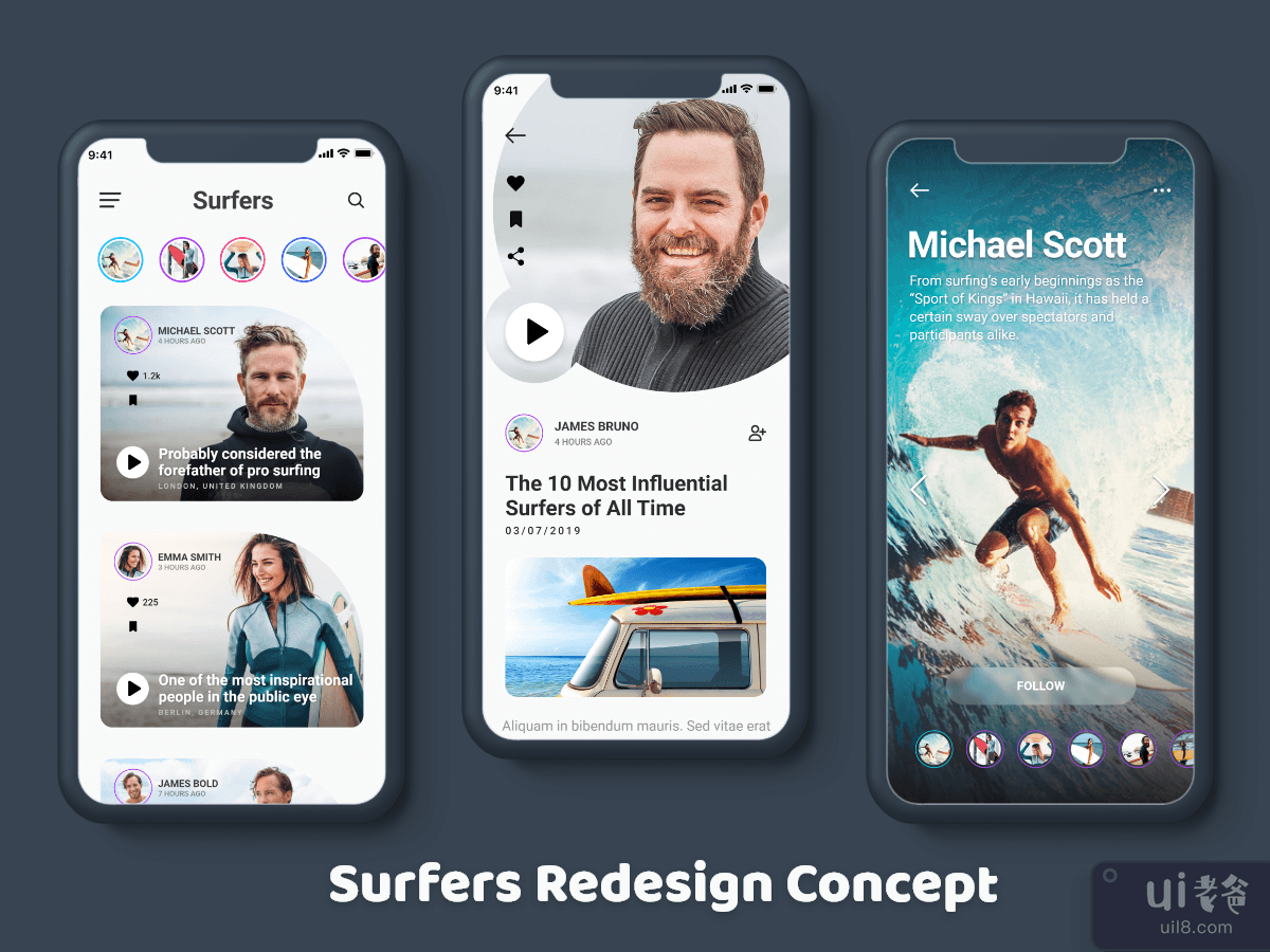 Surfers Redesign Concept