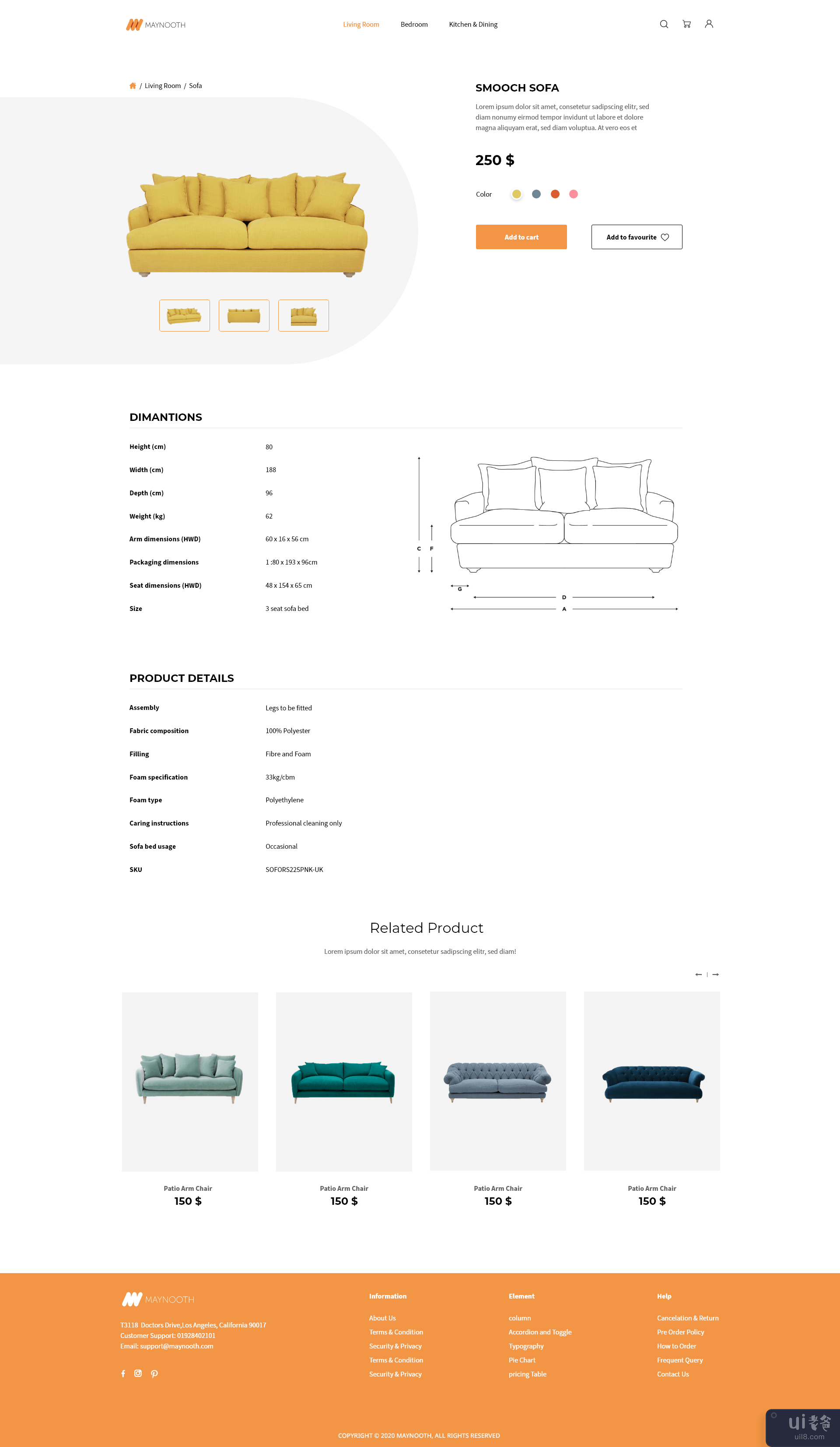 家具电商网站(Furniture E-Commerce website)插图2