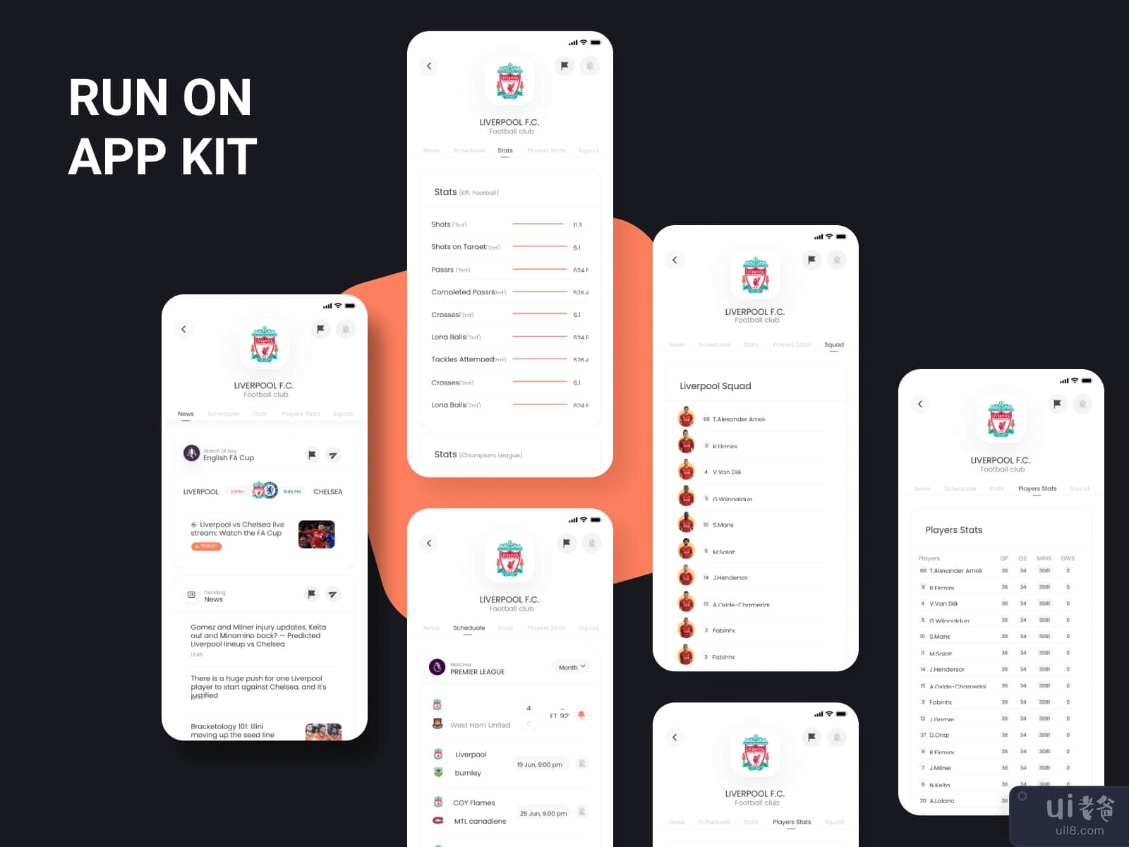 Run On App UI Kit#6