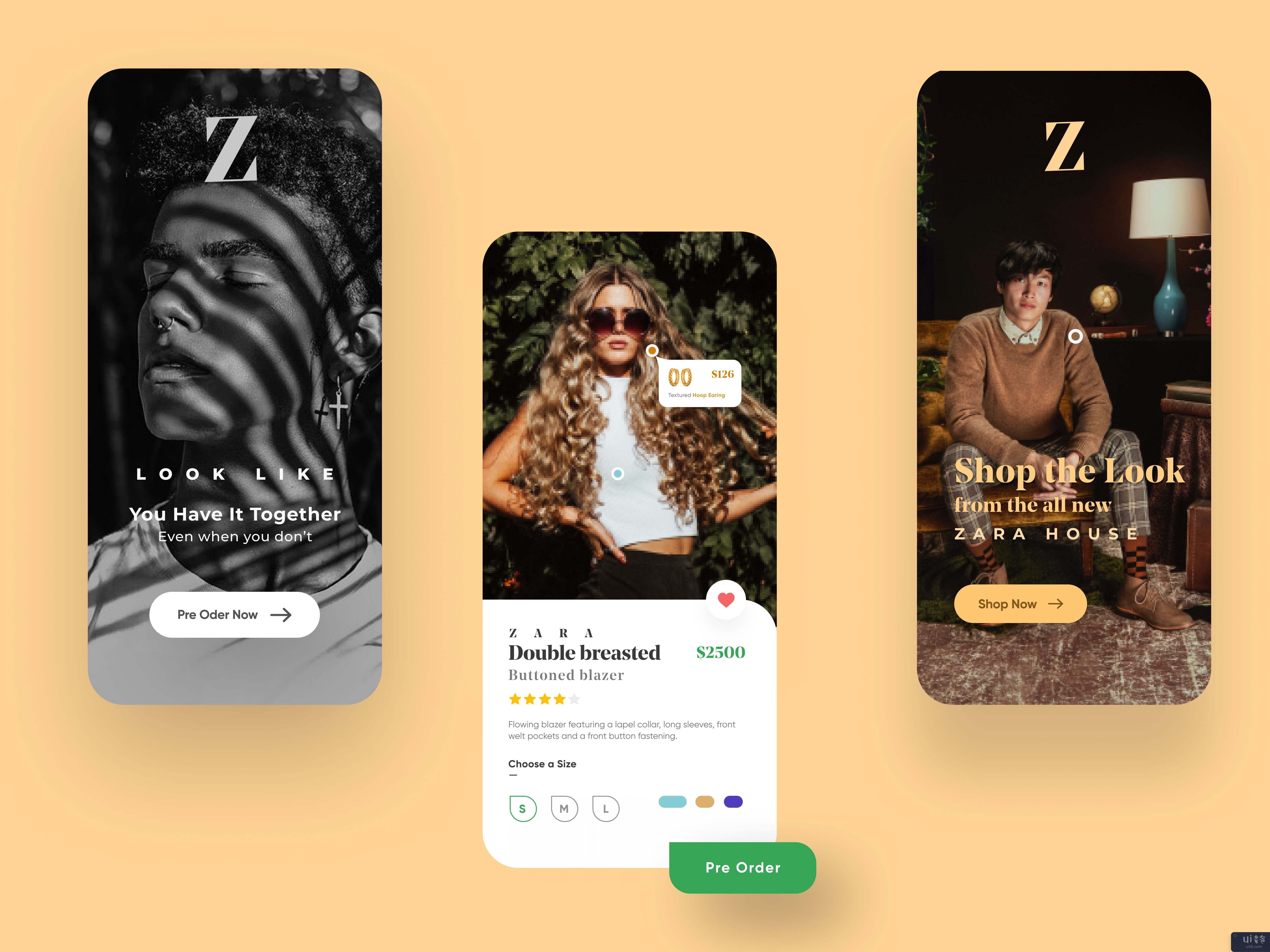 Zara 应用重新设计挑战(Zara App Redesign Challenge)插图