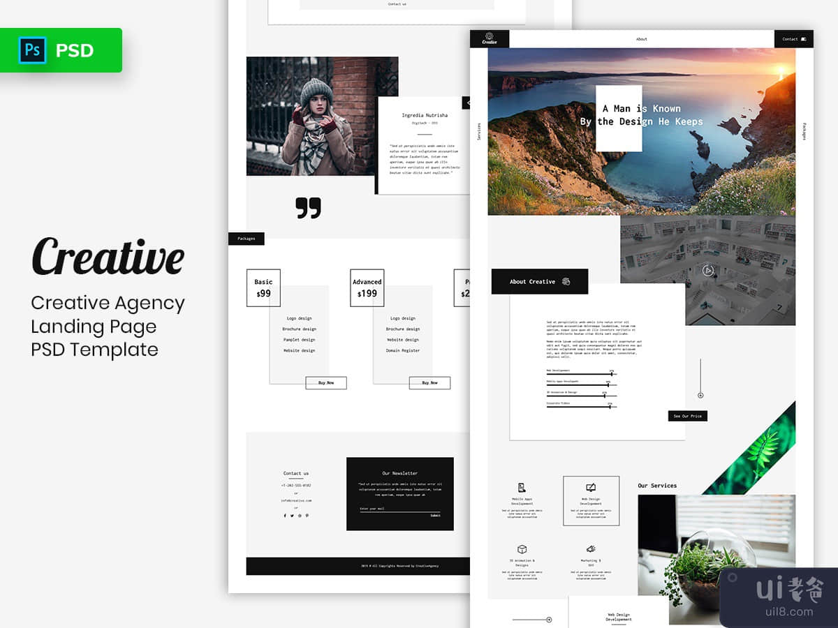 Creative Agency Landing Page PSD Template-02
