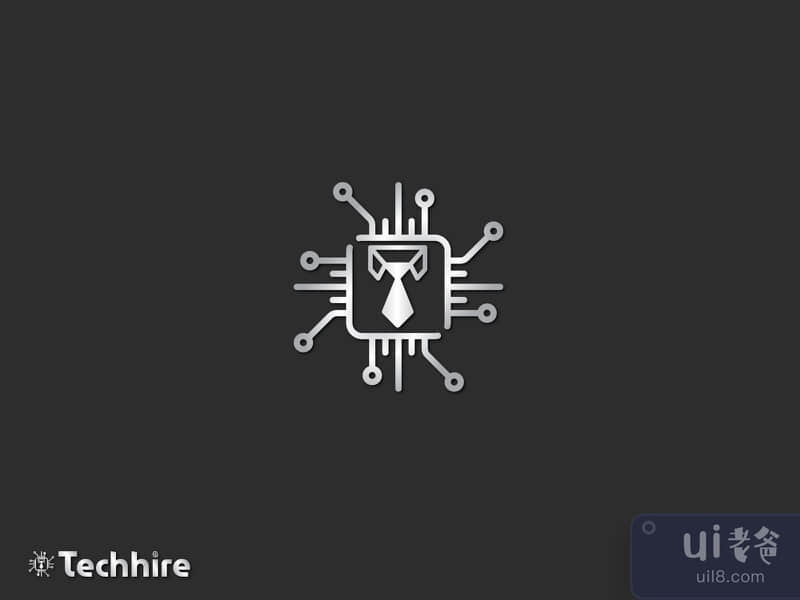 Techhire | Holographic Branding