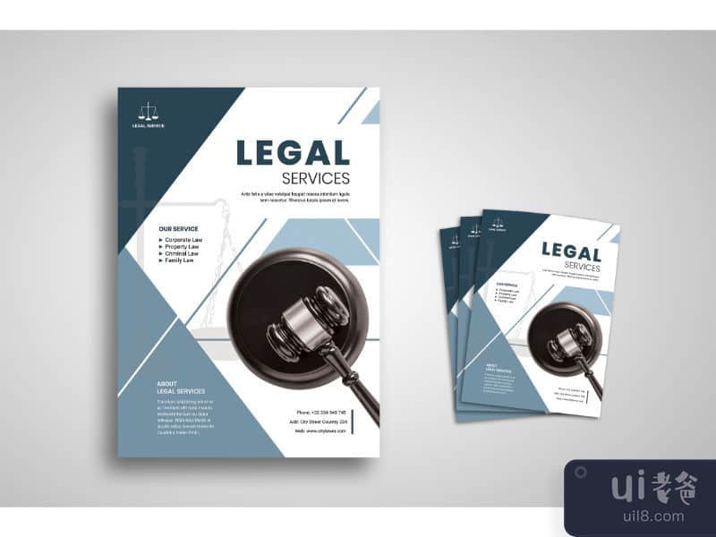 Flyer Template Legal Professional Services