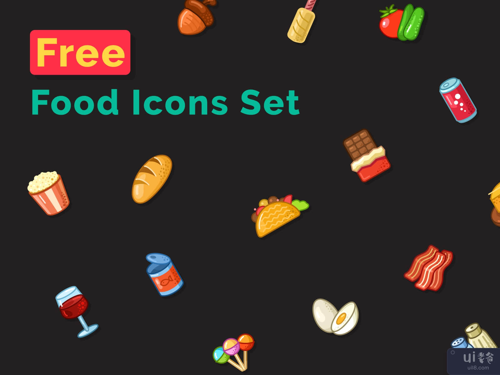 Food Icons Set 
