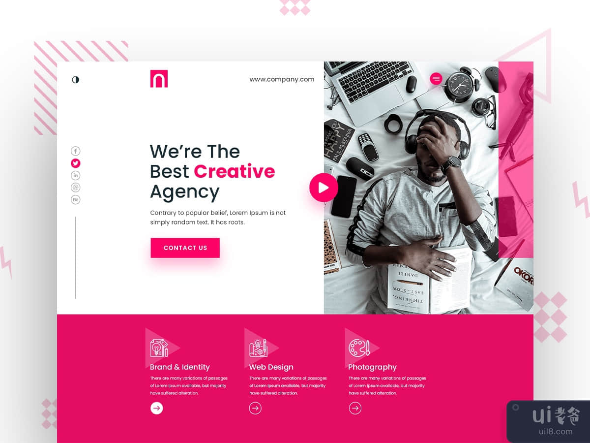 Agency Landing Page Template Design