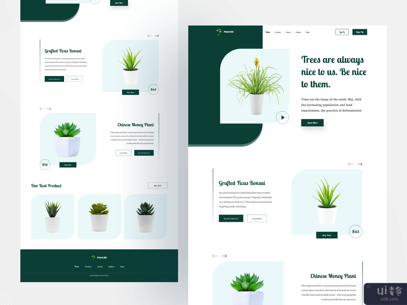 Plant Landing Page