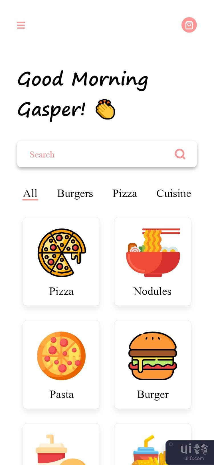 食品移动应用程序(Food Mobile App)插图