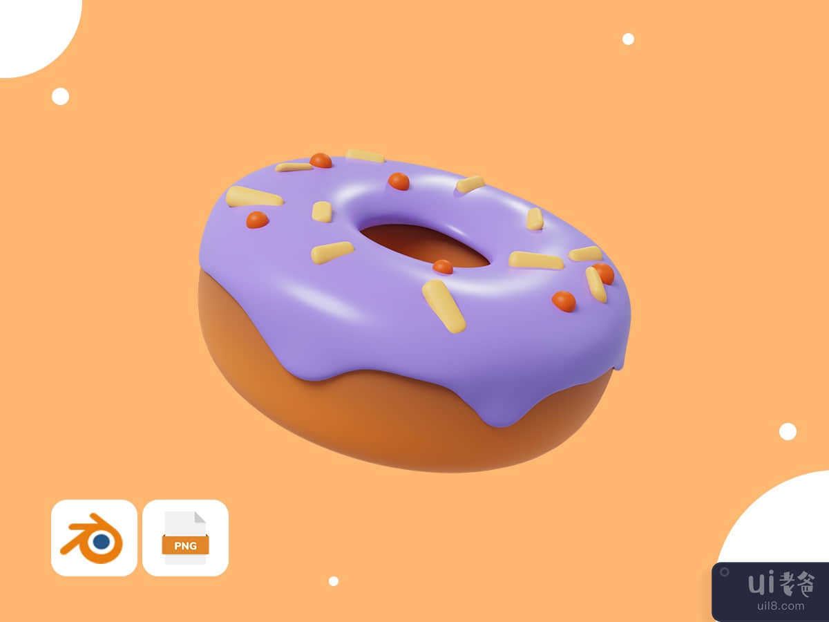 Donut - Fast Food 3D Pack