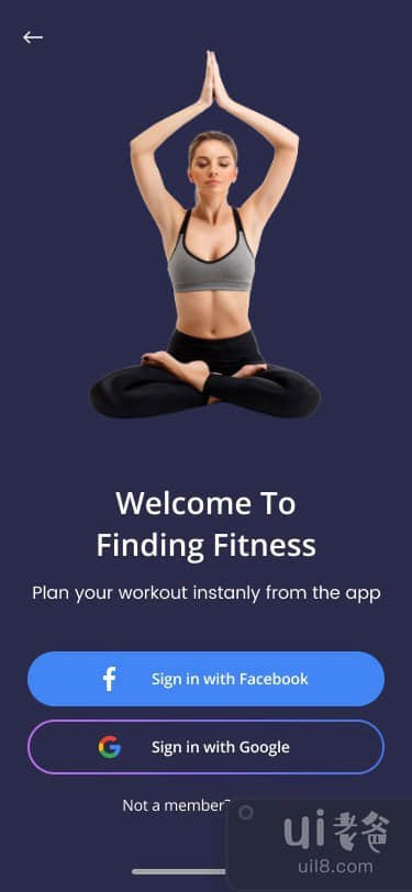 健身应用概念 - 第 1 卷(Fitness App Concept - Vol 1)插图3