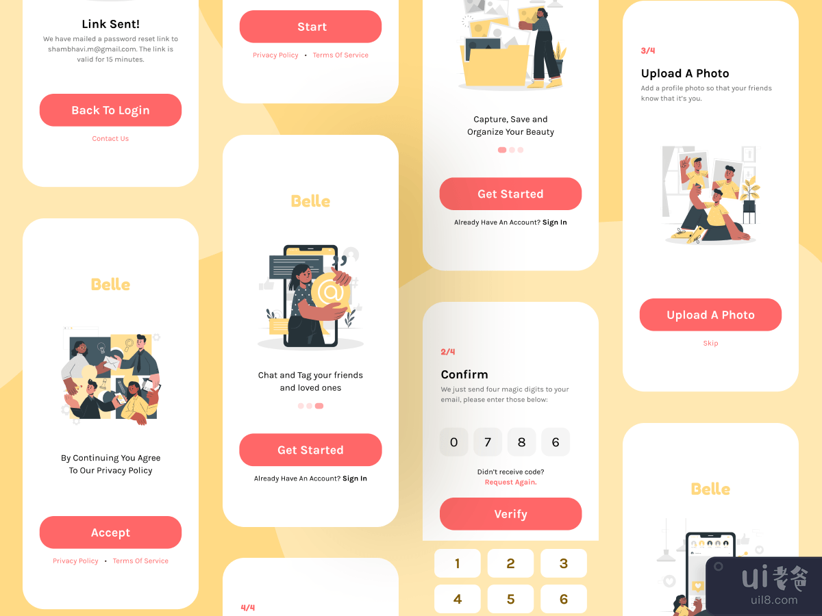 Onboarding and Sign Up UI Kit