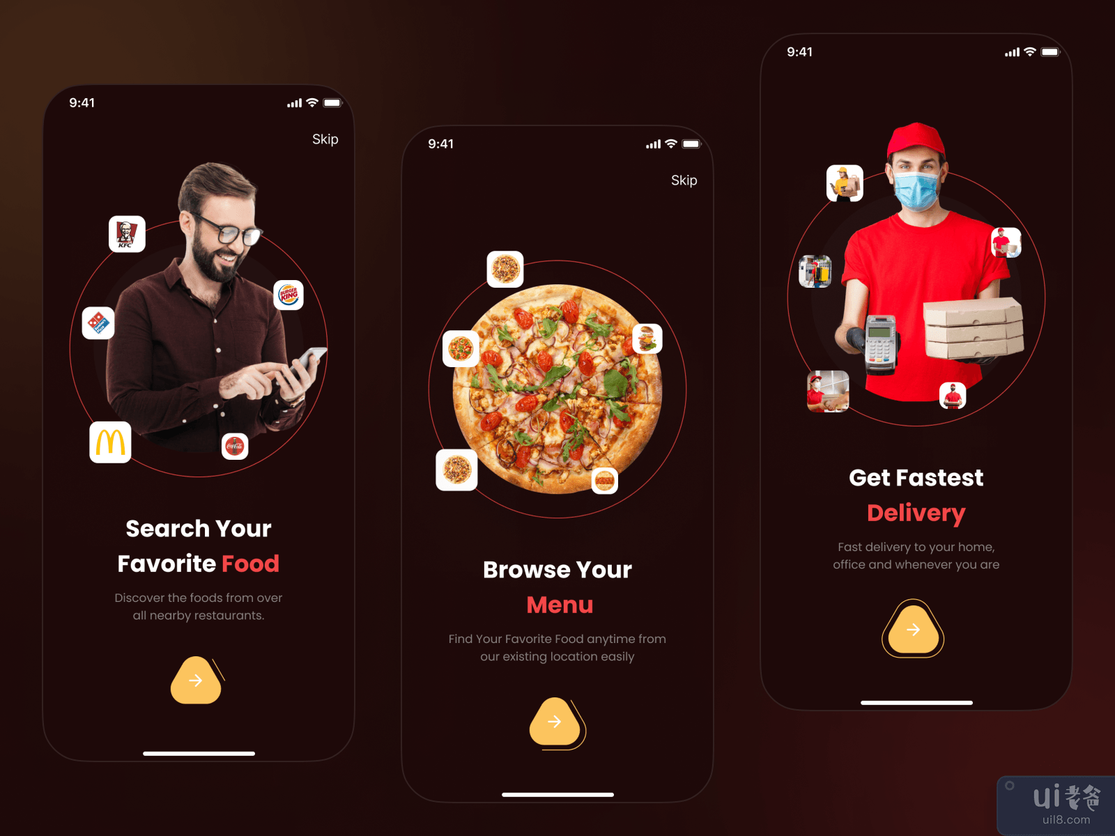 Coody Food App UI Kit