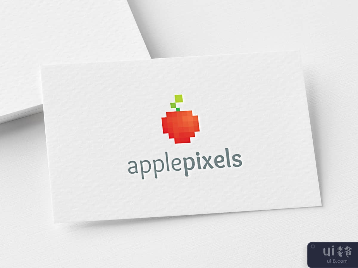 Apple Pixel Logo Template