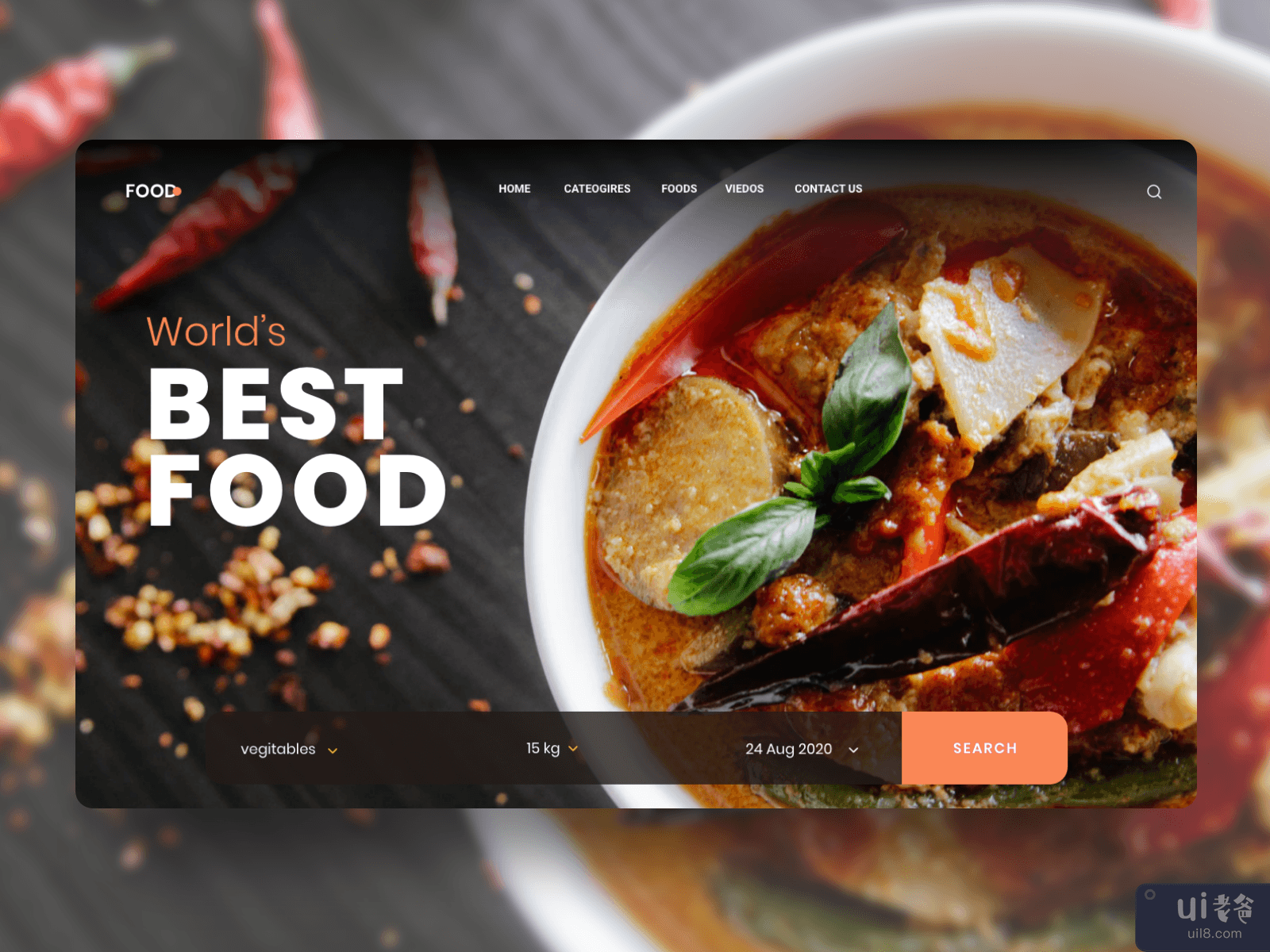 Food Web UI Design