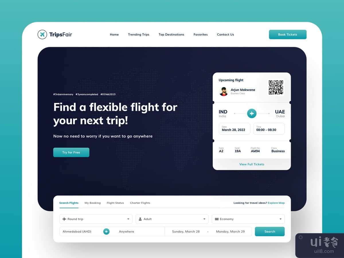 TripsFair - Airline App Challenge