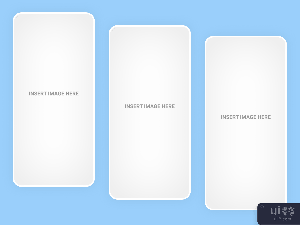 iOS Mobile App Mockup 5 Design