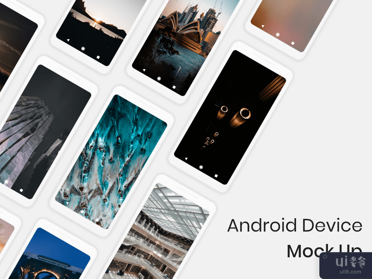 Android Device Mock-Up (Pixel 2 XL)