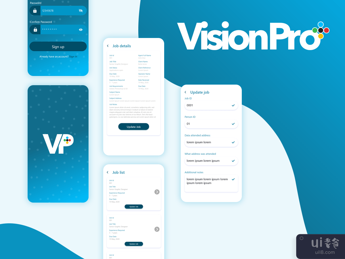 Vision Pro App UI_UX Design