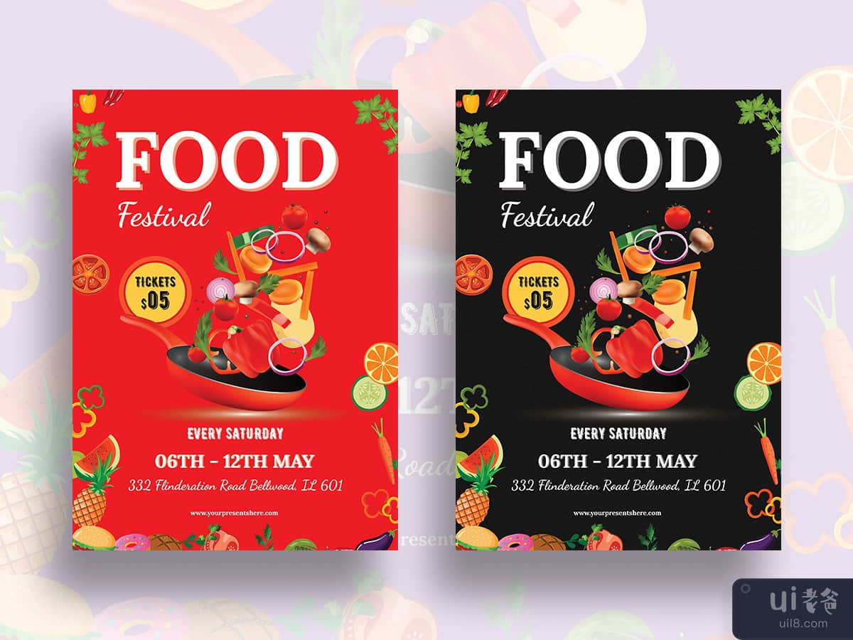 Food Festival Flyer Template-02