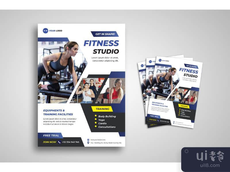 Flyer Template Fitness Service