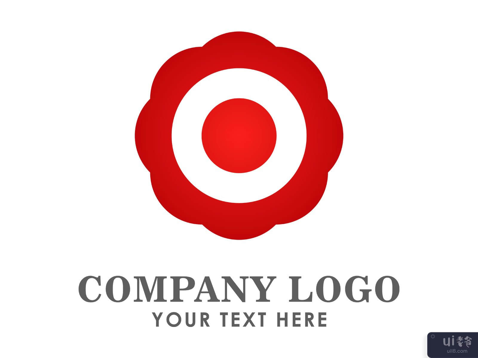 Company logo full color template