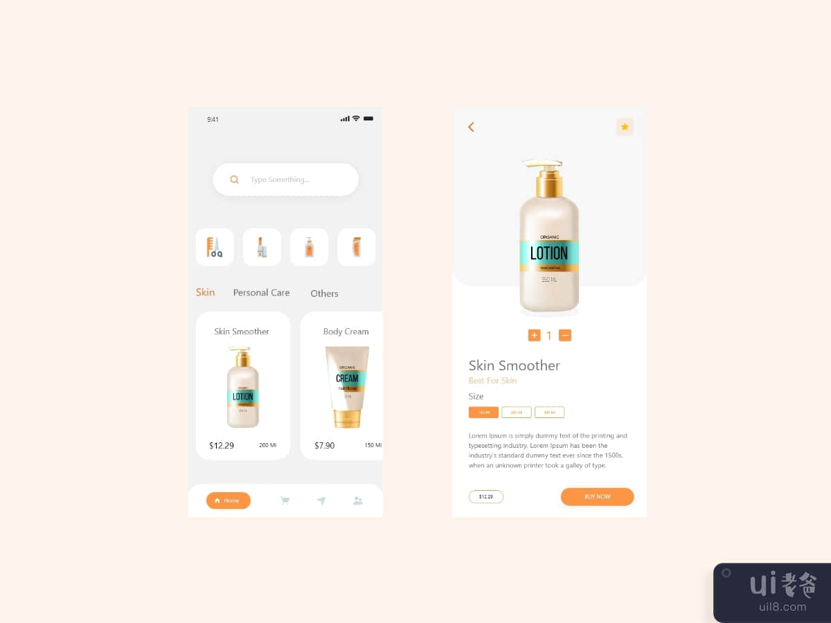 Skin Product Shop App