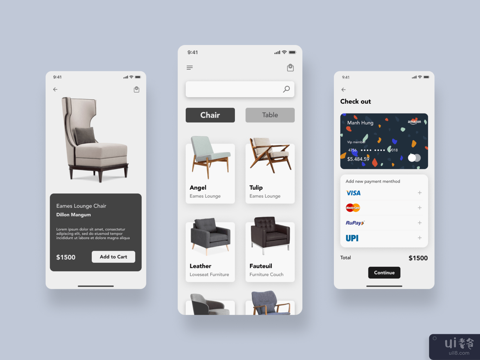 E-commerce UI Concept