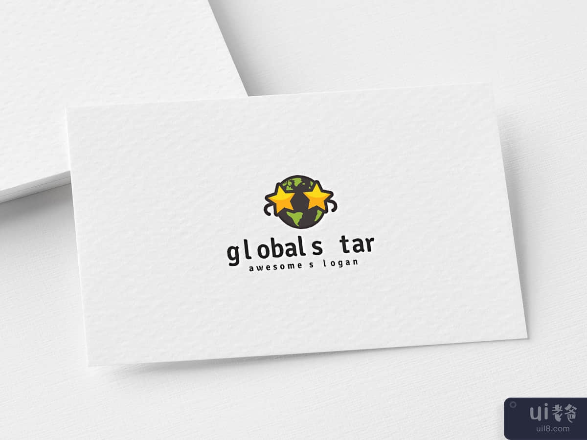 Global Star logo template