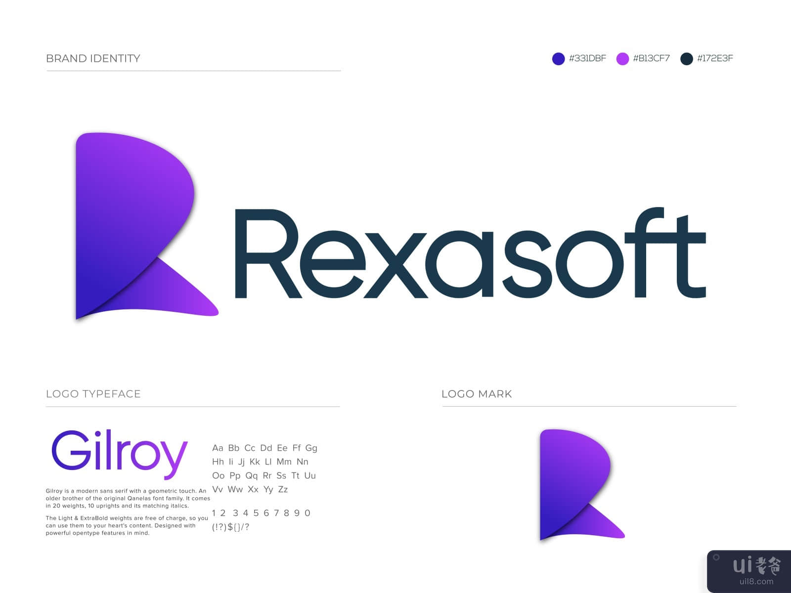 Modern Logo - Rexasoft Logo Design