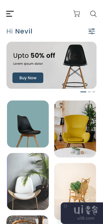 家具电商App(Furniture e commerce App)插图