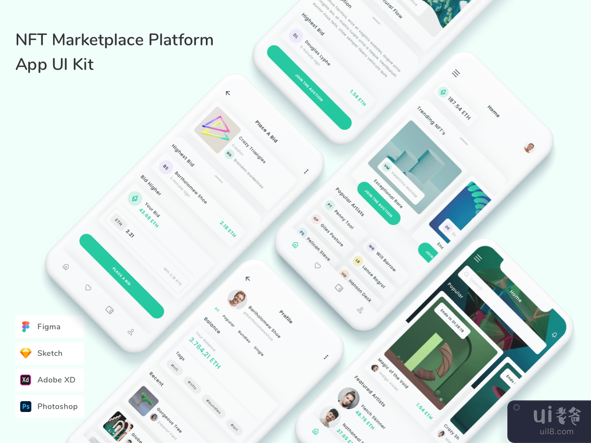 NFT Marketplace Platform App UI Kit