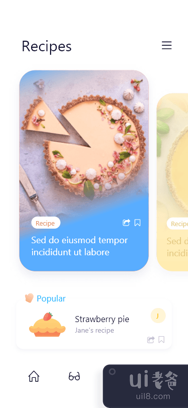 馅饼食谱应用程序(Pie Recipes App)插图1