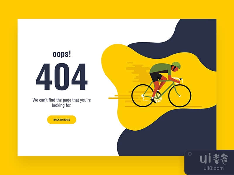 404 PSD Error Page Template