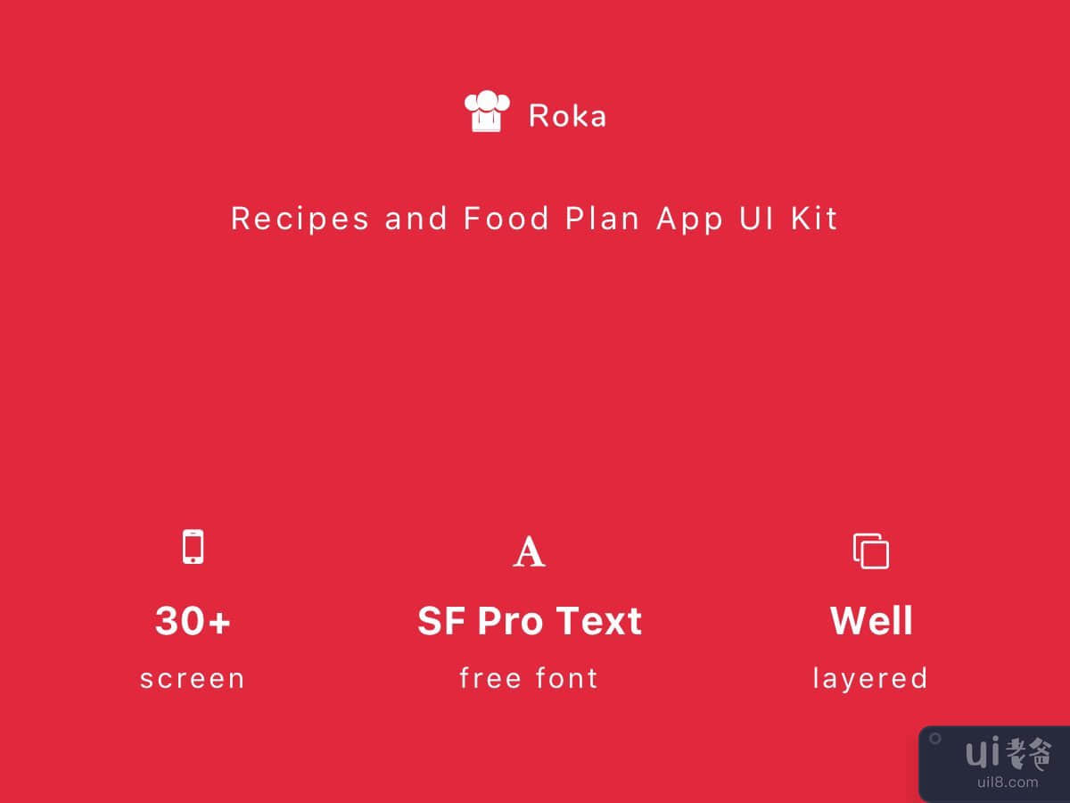 Roka - 食谱和食物计划应用程序 UI 套件(Roka - Recipes and Food Plan App UI Kit)插图4
