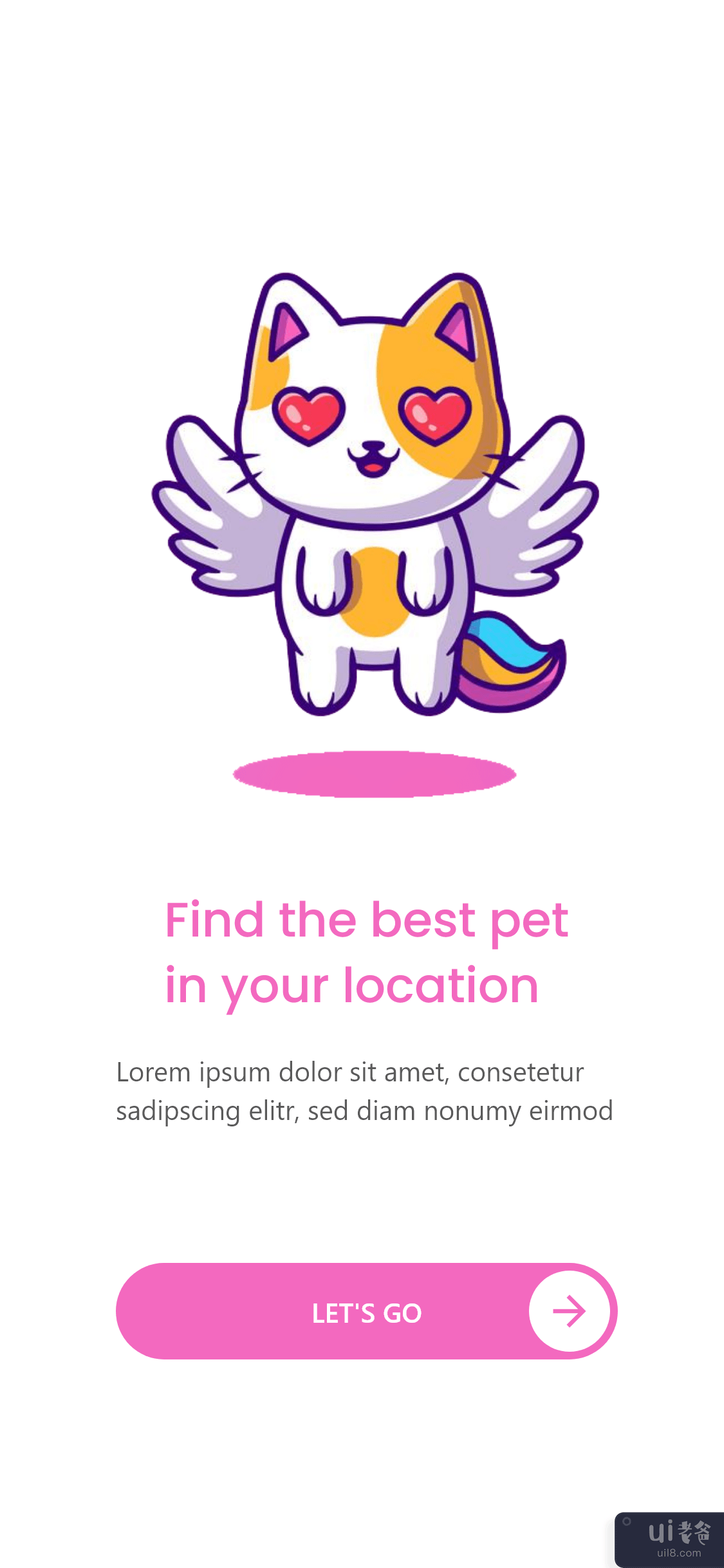 宠物收养应用程序-动物在线商店应用程序(Pet Adoption App - Animals Online shop app)插图