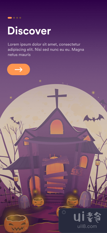 万圣节主题购物应用(Halloween Themed Shopping App)插图1