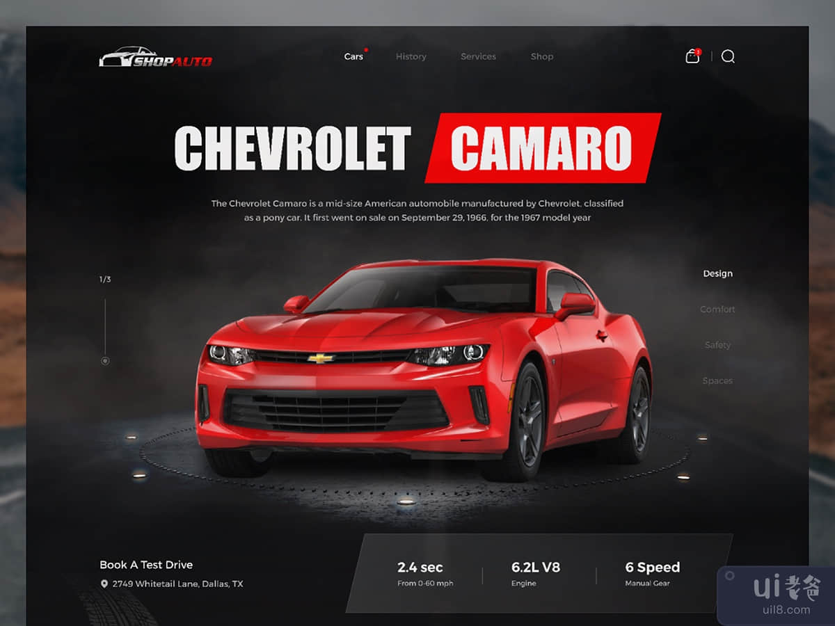 汽车汽车商店网站(Car Automobile Shop Website)插图