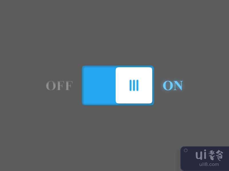 On Off Toggle Switch 按钮动画(On Off Toggle Switch Button Animation)插图1