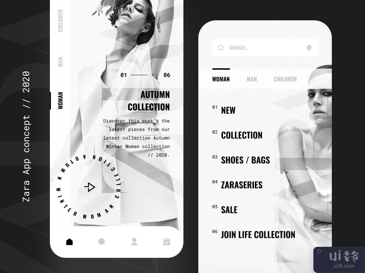 Zara 移动应用概念(Zara Mobile App Concept)插图6